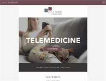 Tablet Screenshot of hillsidevetclinic.org